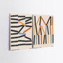 Wallity Set de 2 Lienzos Decorativos Multicolor 70 x 100 cm